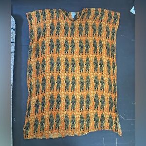 Emeralda Fashions Orange and Black Tunic